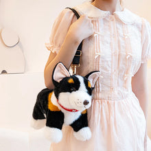 Load image into Gallery viewer, Corgi Plush Toy and Backpack - Adorable Everyday Corgi and Carry-3