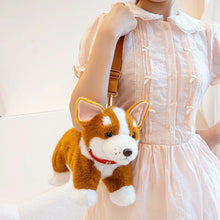 Load image into Gallery viewer, Corgi Plush Toy and Backpack - Adorable Everyday Corgi and Carry-5
