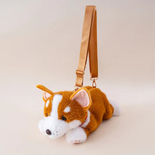 Load image into Gallery viewer, Corgi Plush Toy and Backpack - Adorable Everyday Corgi and Carry-Yellow-35cm-21