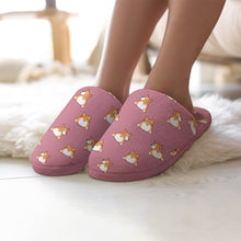 Load image into Gallery viewer, Corgi Slippers for Women - Corgi Bum Delight - Flannel-5