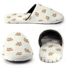 Load image into Gallery viewer, Corgi Slippers for Women - Elegant Corgi Delight - Flannel-8