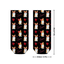 Load image into Gallery viewer, Corgi Socks - Ankle Length - My Corgi My Love-Accessories-Accessories,Corgi,Dog Dad Gifts,Socks-14