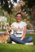 Load image into Gallery viewer, My Corgi My Biggest Love Women&#39;s Cotton T-Shirt - 4 Colors-Apparel-Apparel, Corgi, Shirt, T Shirt-5