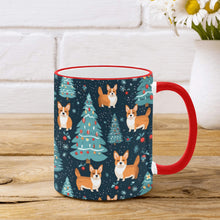 Load image into Gallery viewer, Corgi Winter Holiday Bliss Christmas Coffee Mug-2