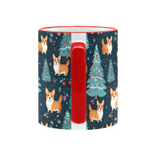Load image into Gallery viewer, Corgi Winter Holiday Bliss Christmas Coffee Mug-6