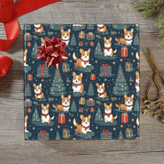 Corgi's Christmas Gifts Galore Gift Wrapping Paper - 2 Rolls-Christmas Ornament-Christmas,Corgi,Wrapping Paper-2