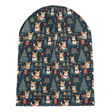 Load image into Gallery viewer, Corgi&#39;s Gifts Galore Warm Christmas Beanie-Accessories-Accessories, Christmas, Corgi, Dog Mom Gifts, Hats-ONE SIZE-7