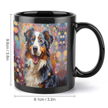 Load image into Gallery viewer, Cosmic Canine Australian Shepherd Coffee Mug-5