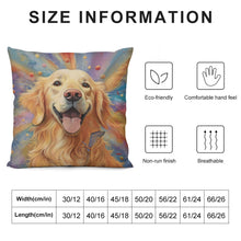 Load image into Gallery viewer, Cosmic Canine Golden Retriever Plush Pillow Case-Cushion Cover-Dog Dad Gifts, Dog Mom Gifts, Golden Retriever, Home Decor, Pillows-6