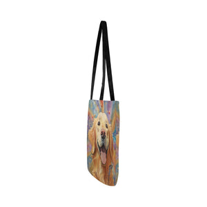 Cosmic Canine Golden Retriever Shopping Tote Bag-Accessories-Accessories, Bags, Dog Dad Gifts, Dog Mom Gifts, Golden Retriever-White-ONESIZE-4