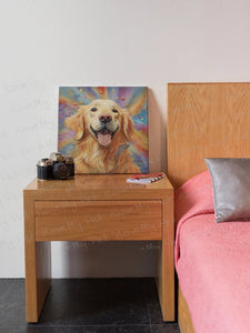 Cosmic Canine Golden Retriever Wall Art Poster-Art-Dog Art, Golden Retriever, Home Decor-2