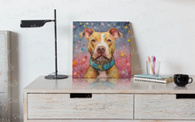 Load image into Gallery viewer, Cosmic Companion Pit Bull Framed Wall Art Poster-Art-Dog Art, Home Decor, Pit Bull, Poster-2