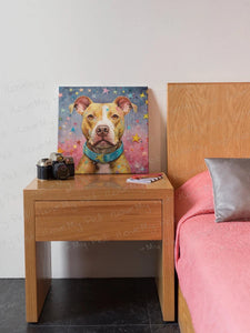 Cosmic Companion Pit Bull Framed Wall Art Poster-Art-Dog Art, Home Decor, Pit Bull, Poster-3