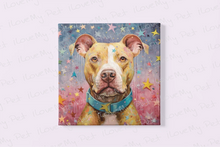 Load image into Gallery viewer, Cosmic Companion Pit Bull Framed Wall Art Poster-Art-Dog Art, Home Decor, Pit Bull, Poster-4