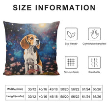 Load image into Gallery viewer, Cosmic Contemplation Beagle Plush Pillow Case-Cushion Cover-Beagle, Dog Dad Gifts, Dog Mom Gifts, Home Decor, Pillows-6