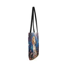 Load image into Gallery viewer, Cosmic Contemplation Beagle Special Lightweight Shopping Tote Bag-White-ONESIZE-3