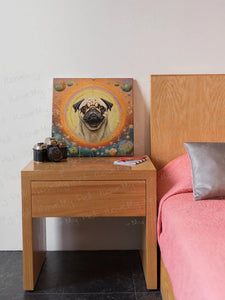 Cosmic Contemplator Pug Framed Wall Art Poster-Art-Dog Art, Home Decor, Pug-3