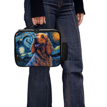 Load image into Gallery viewer, Cosmic Cutie Cocker Spaniel Lunch Bag-Accessories-Bags, Cocker Spaniel, Dog Dad Gifts, Dog Mom Gifts, Lunch Bags-Black-ONE SIZE-3
