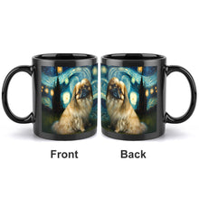 Load image into Gallery viewer, Cosmic Cutie Pekingese Coffee Mug-Mug-Accessories, Dog Dad Gifts, Dog Mom Gifts, Home Decor, Mugs, Pekingese-ONE SIZE-Black-2