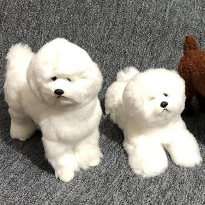 Cotton Ball Bichon Frise Stuffed Animal Plush Toys-1