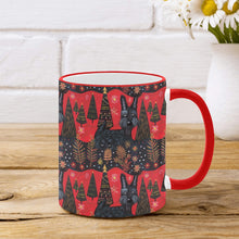 Load image into Gallery viewer, Crimson Christmas Eve Scottish Terrier Coffee Mug-2
