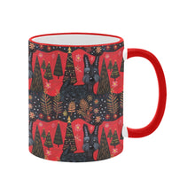 Load image into Gallery viewer, Crimson Christmas Eve Scottish Terrier Coffee Mug-4