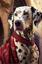 Load image into Gallery viewer, Crimson Elegance Dalmatian Wall Art Poster-Art-Dalmatian, Dog Art, Home Decor, Poster-1