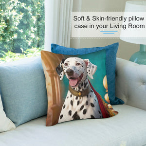 Croatian Cutie Dalmatian Plush Pillow Case-Dalmatian, Dog Dad Gifts, Dog Mom Gifts, Home Decor, Pillows-3
