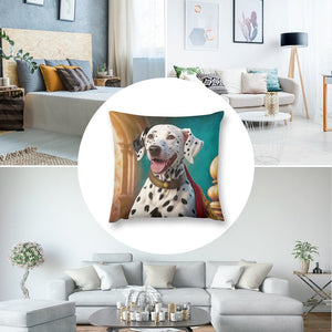 Croatian Cutie Dalmatian Plush Pillow Case-Dalmatian, Dog Dad Gifts, Dog Mom Gifts, Home Decor, Pillows-4