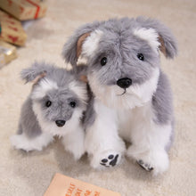 Load image into Gallery viewer, Cuddle-Ready Furry Sitting Schnauzer Plush Toy-2