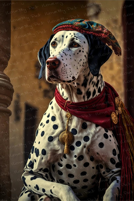 Cultural Tapestry Dalmatian Wall Art Poster-Art-Dalmatian, Dog Art, Home Decor, Poster-1