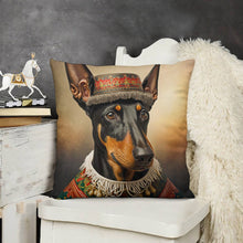 Load image into Gallery viewer, Cultural Tapestry Doberman Plush Pillow Case-Doberman, Dog Dad Gifts, Dog Mom Gifts, Home Decor, Pillows-6