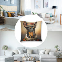 Load image into Gallery viewer, Cultural Tapestry Doberman Plush Pillow Case-Doberman, Dog Dad Gifts, Dog Mom Gifts, Home Decor, Pillows-8