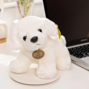 Curious Baby Maltese Stuffed Animal Plush Toys-Stuffed Animals-Maltese, Stuffed Animal-4