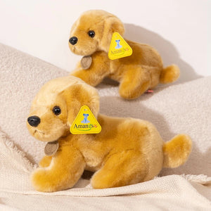 Curious Baby Yellow Labrador Stuffed Animal Plush Toys-Stuffed Animals-Labrador, Stuffed Animal-11