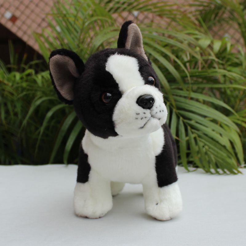 Curious Boston Terrier Stuffed Animal Plush Toy