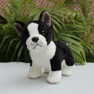 Curious Boston Terrier Stuffed Animal Plush Toy-Stuffed Animals-Boston Terrier, Home Decor, Stuffed Animal-6