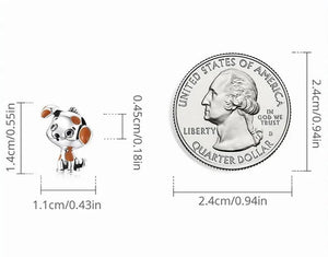 Curious Jack Russell Terrier Love Silver Jewelry Charm-Dog Themed Jewellery-Accessories, Charm Beads, Dog Mom Gifts, Jewellery-925 Sterling-4