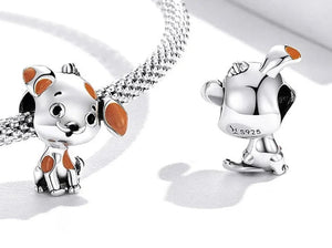 Curious Jack Russell Terrier Love Silver Jewelry Charm-Dog Themed Jewellery-Accessories, Charm Beads, Dog Mom Gifts, Jewellery-925 Sterling-1