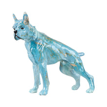 Load image into Gallery viewer, Curious Standing Boxer Dog Resin Statues-Blue-20X12X20CM-CHINA-12
