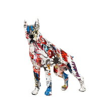 Load image into Gallery viewer, Curious Standing Boxer Dog Resin Statues-Jq-20X12X20CM-CHINA-13
