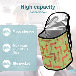 Curvy Dachshund Love Multipurpose Car Storage Bag - 4 Colors-Car Accessories-Bags, Car Accessories, Dachshund-13