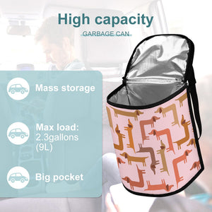 Curvy Dachshund Love Multipurpose Car Storage Bag - 4 Colors-Car Accessories-Bags, Car Accessories, Dachshund-2