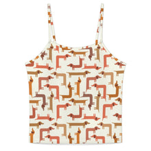 Load image into Gallery viewer, Curvy Dachshund Love Women's Cami and Shorts Pajama Set-1