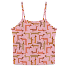 Load image into Gallery viewer, Curvy Dachshund Love Women's Cami and Shorts Pajama Set-7