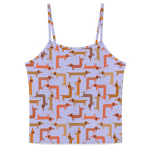 Load image into Gallery viewer, Curvy Dachshund Love Women's Cami and Shorts Pajama Set-23