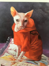 Load image into Gallery viewer, Custom Cat Oil Painting: Transform Your Feline Friend into a Captivating Masterpiece-Personalized Dog Gifts-Dog Art, Personalized Pet Gifts-2