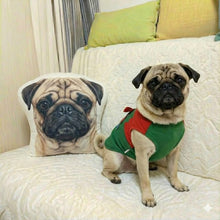 Load image into Gallery viewer, Custom Pug Pillow - Create Your Furry Friend's Plush Likeness-Stuffed Animals-Dog Dad Gifts,Dog Memorial Gifts,Dog Mom Gifts,Pillows,Pug,Stuffed Animal,Upload Photo-1