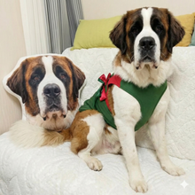Load image into Gallery viewer, Custom Saint Bernard Pillow - Create Your Furry Friend's Plush Likeness