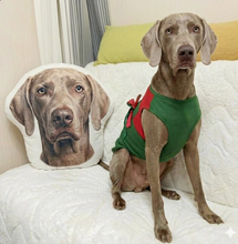 Load image into Gallery viewer, Custom Weimaraner Pillow - Create Your Furry Friend's Plush Likeness-Stuffed Animals-Dog Dad Gifts,Dog Memorial Gifts,Dog Mom Gifts,Pillows,Stuffed Animal,Upload Photo,Weimaraner-1